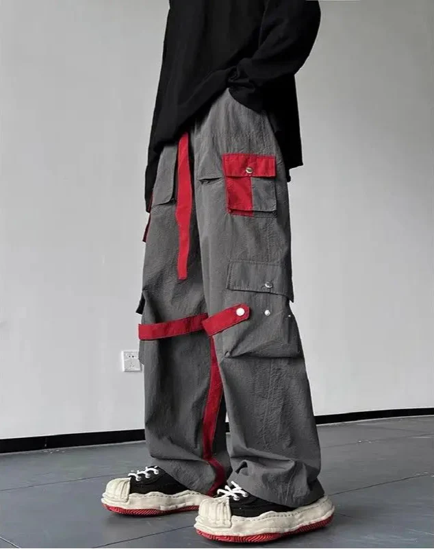 Streetwear Cool Comfort Elastic Waist Cargo Pants - Luxuryurbanwear