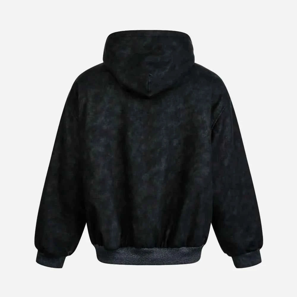 Retro High Street Double-Sided Hooded Jacket