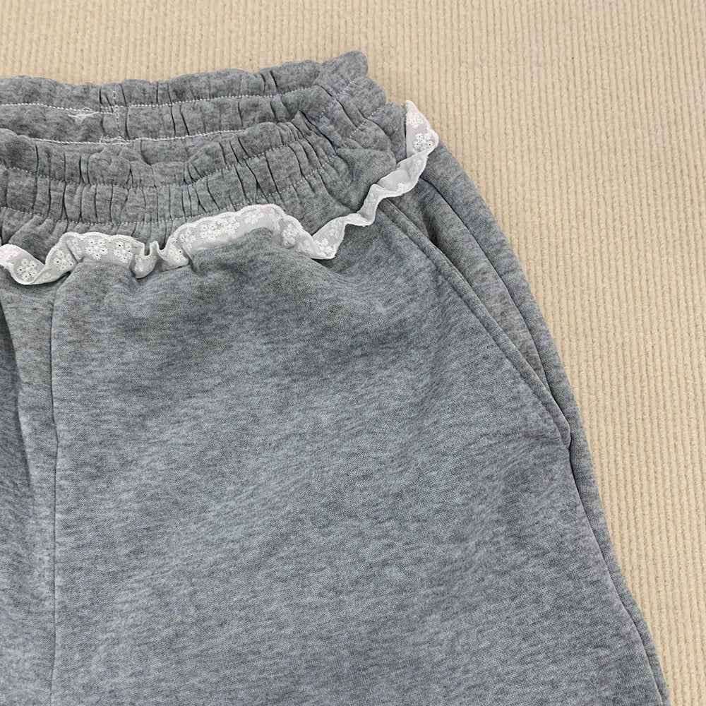 Trendy High Waist Loose Sports Sweatpants
