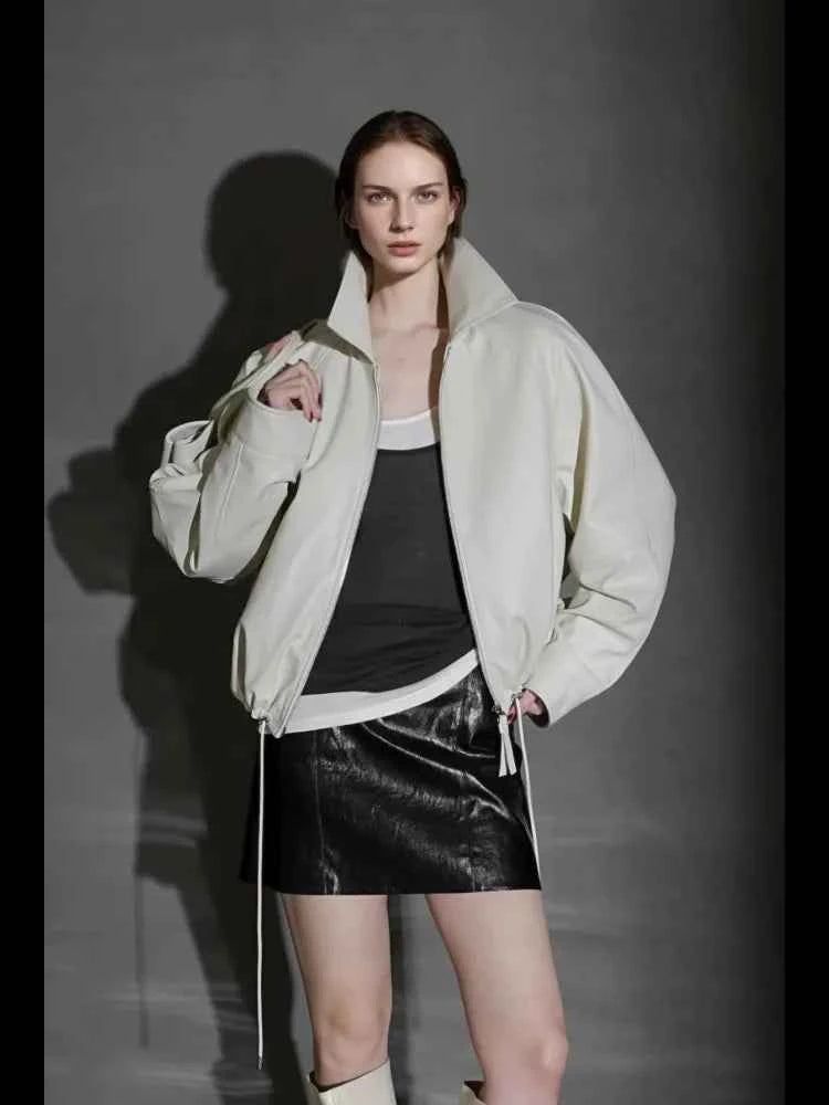Women Luxury PU Leather Jacket