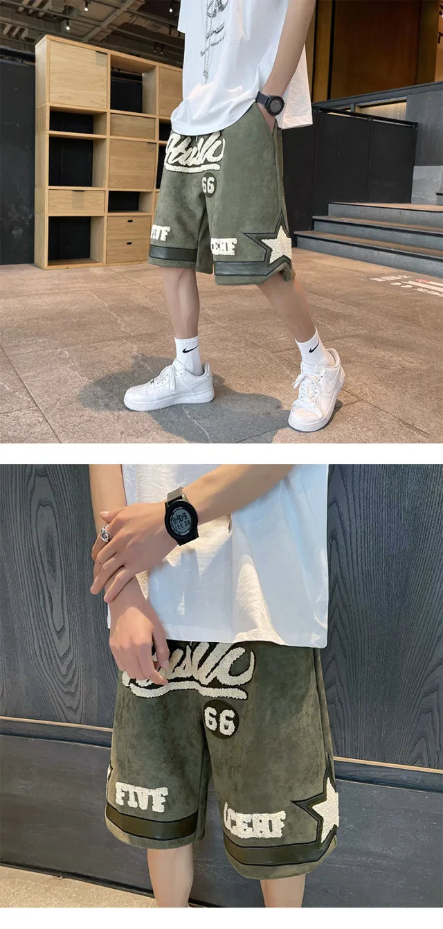 Number 66 Knee Length Shorts