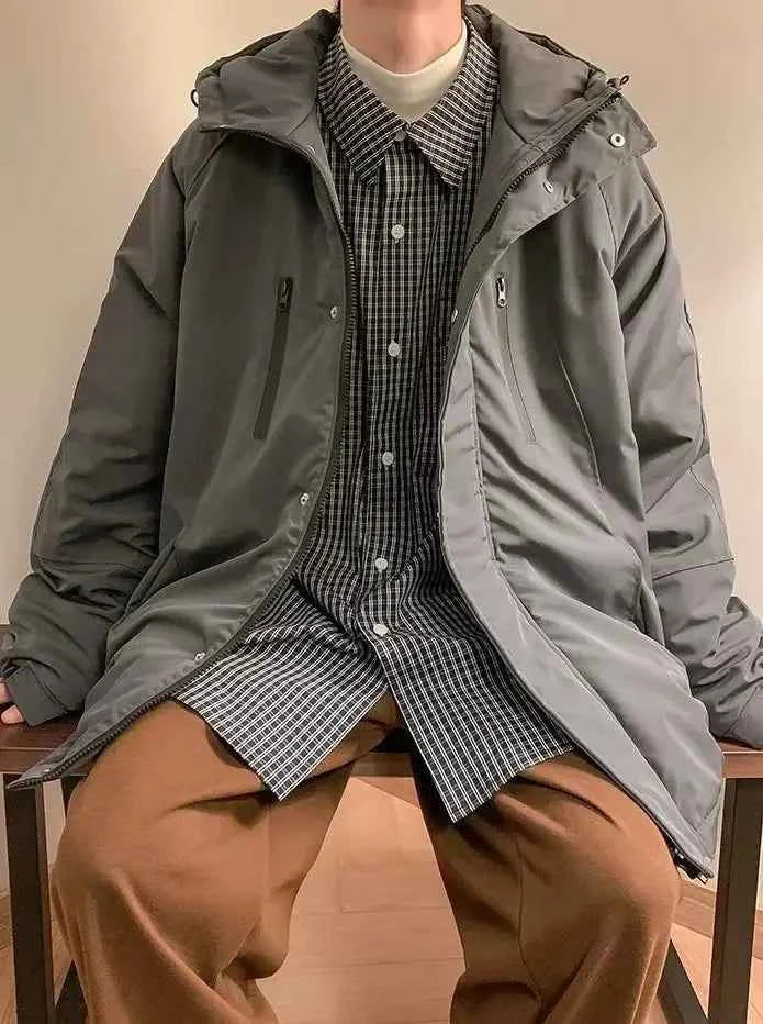 Winter Streetwear Hooded Winbreaker Jacket