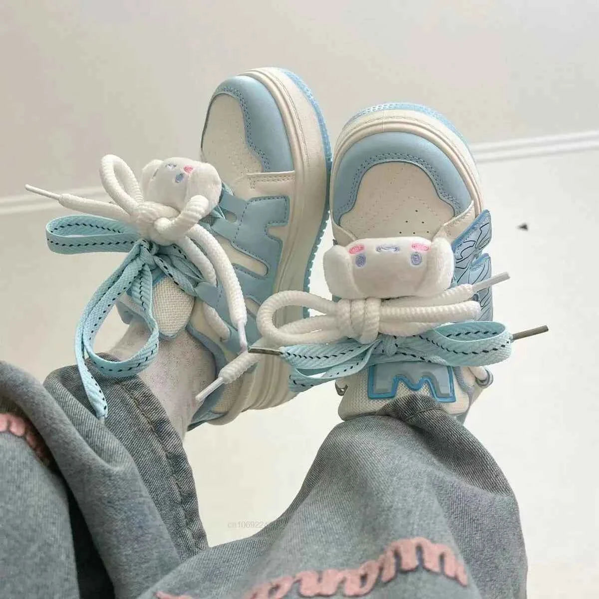 Aesthetic Women Cute Thick Sole Sneaker