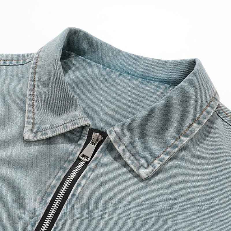 Y2K Loose Retro Washed Denim Casual Jacket