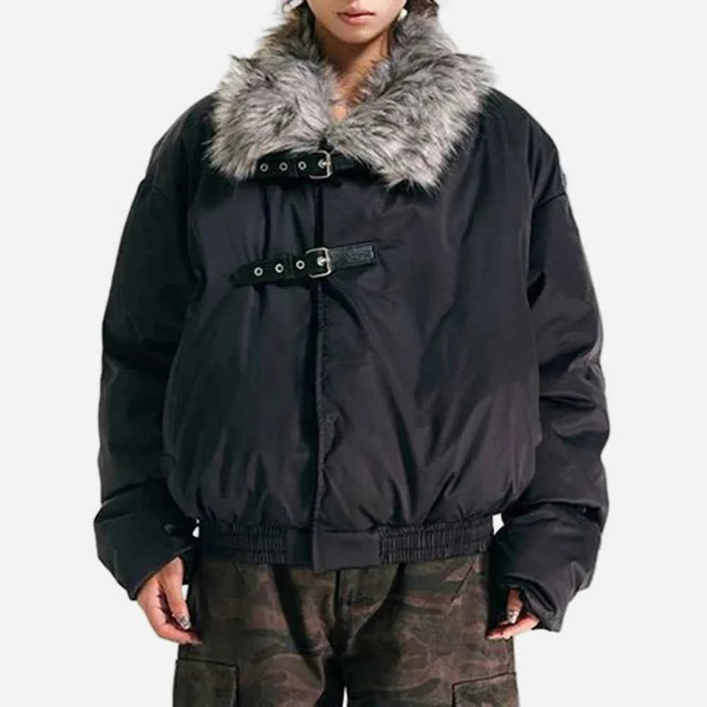 Streetwear Luxury Faux Fur Casual Jacket