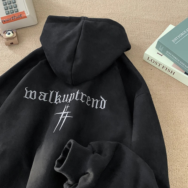 Malk Up Trend Suede Hoodie