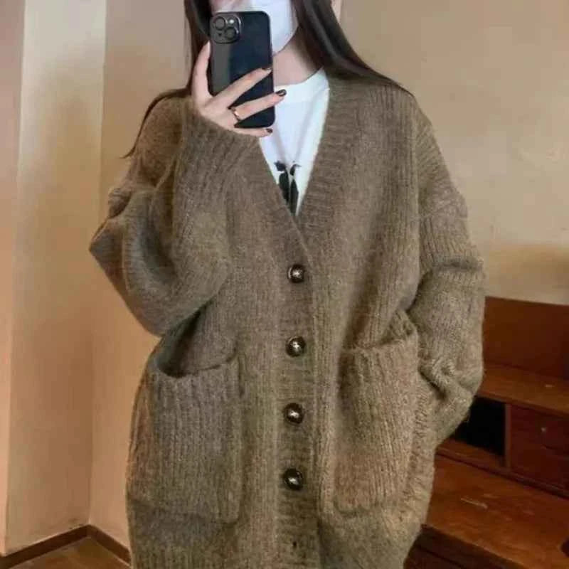 Effortless Knit Long Sleeve Cardigan