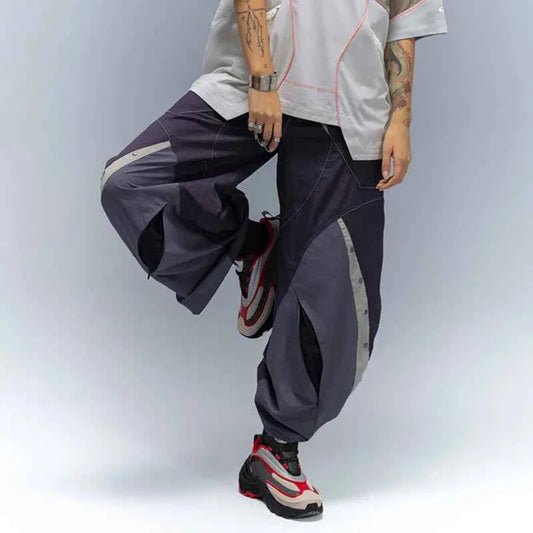 Breathable Lightweight Spliced Cargo Pants