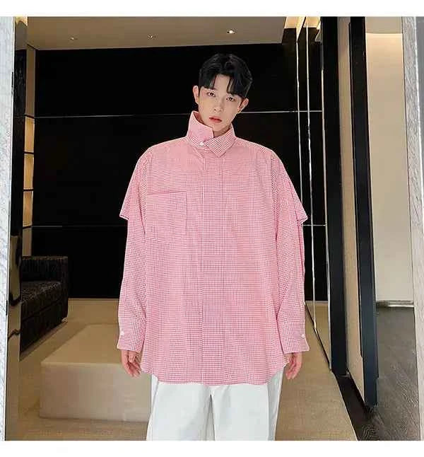 Versatile Oversize Plaid Casual Retro Shirt