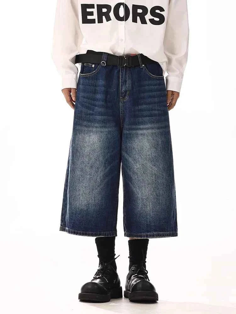 Men Summer Blue Cleanfit Denim Jorts