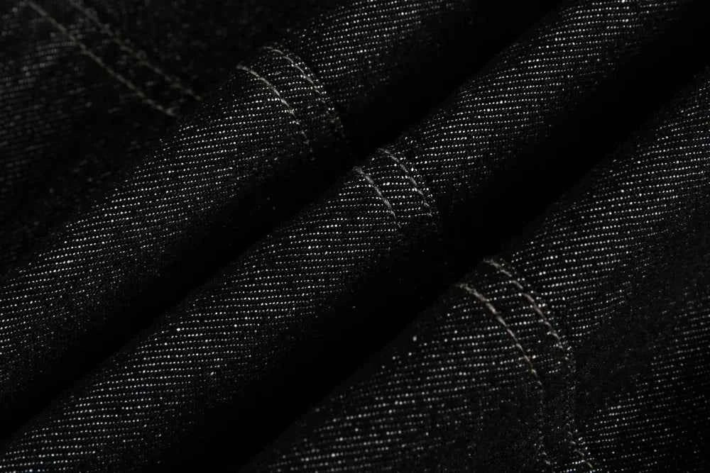 Streetwear Spliced Fake Two Pieces Denim Jacket
