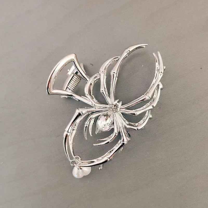 Gothic Sweet Black Spider Hair Claw Clips