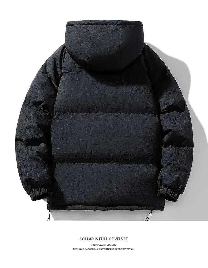 Solid Color Bubble Jacket