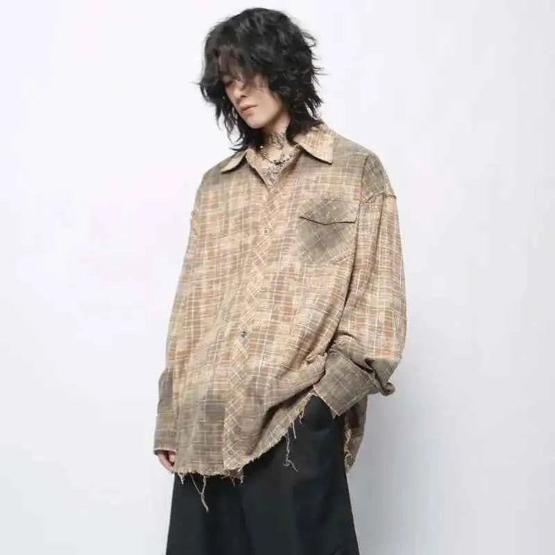 American Style Gradient Washed High Street Shirt