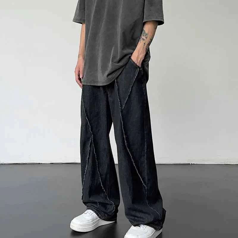 Vintage Hip Hop Korean Wide Leg Jeans