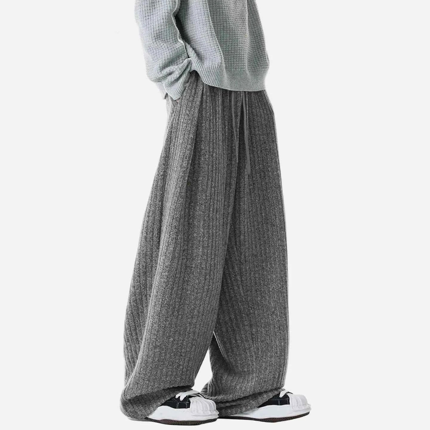 Japanese Pleated Heavyweight Loose Sweatpants