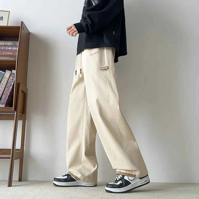 Fashionable Soft Loose Wide Leg Casual Jogger