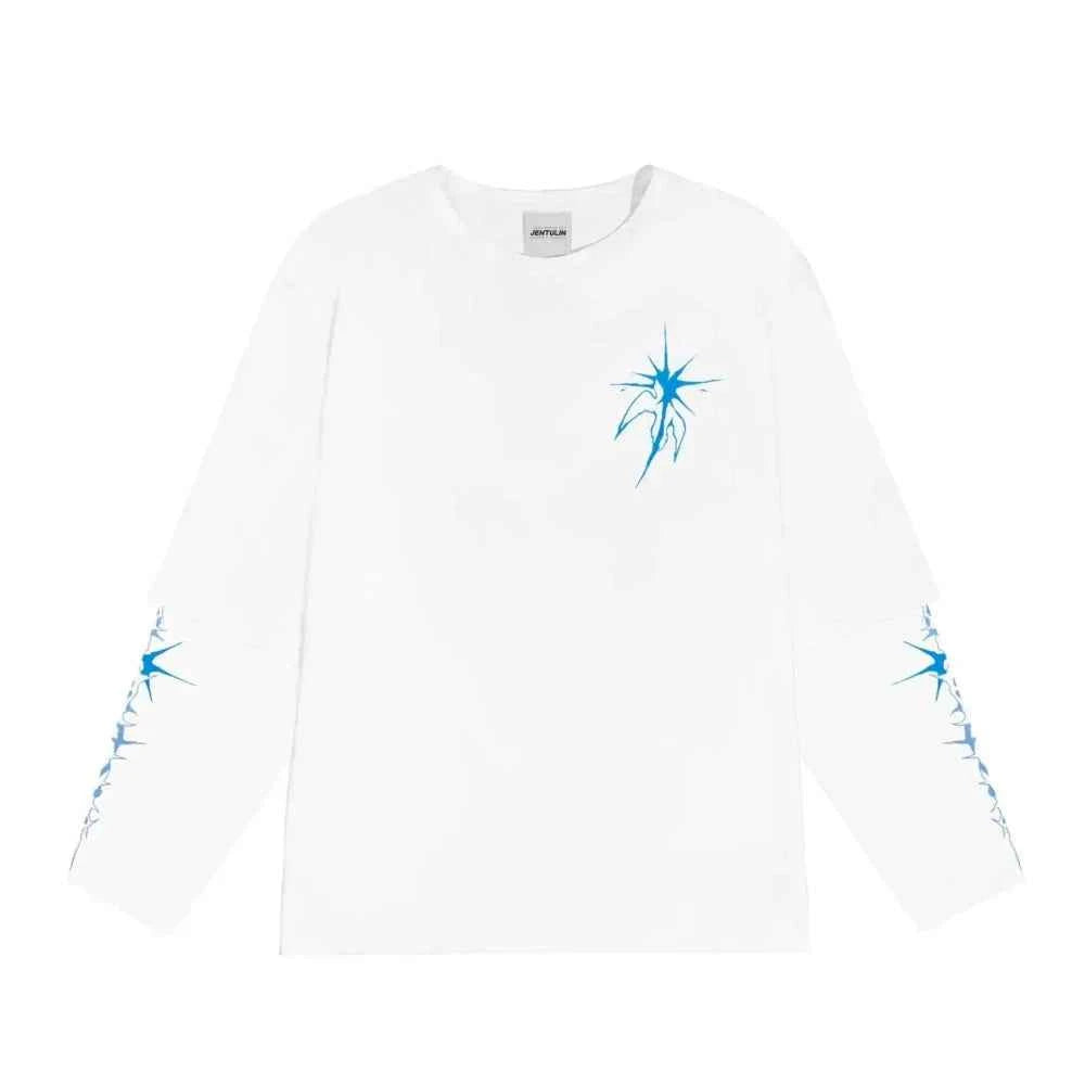 Bright Side Graphic Print Long T-shirt