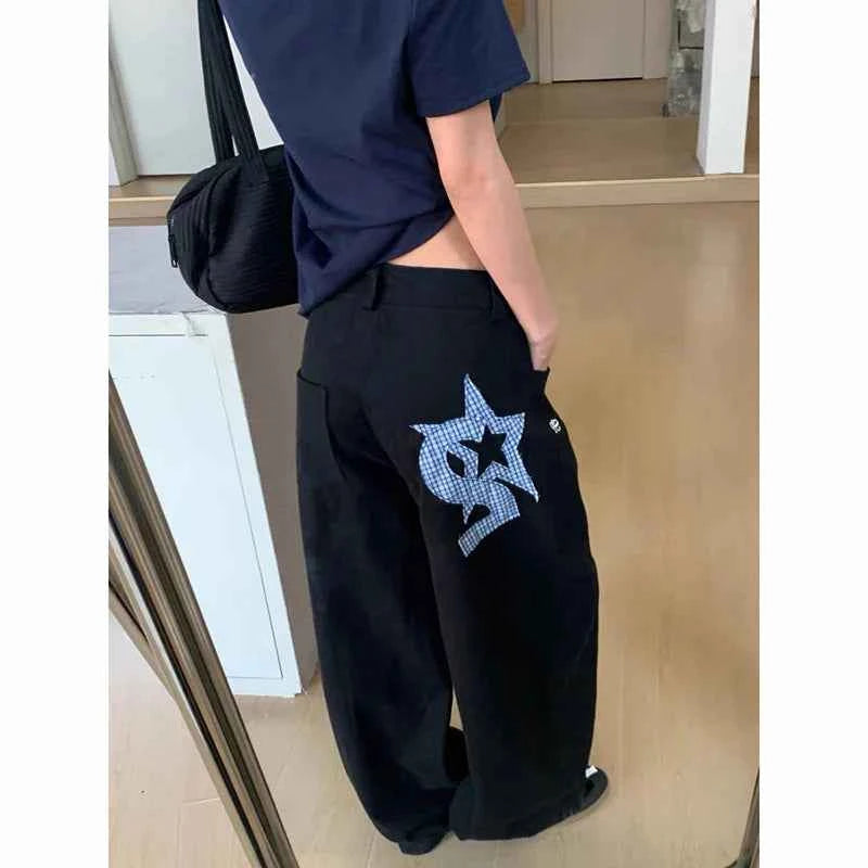 Elevated Y2K Embroidered Retro Denim Boyfriend Jeans