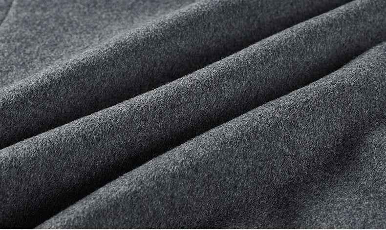 Insulated Warm Woolen Casual Flip Collar Jacket