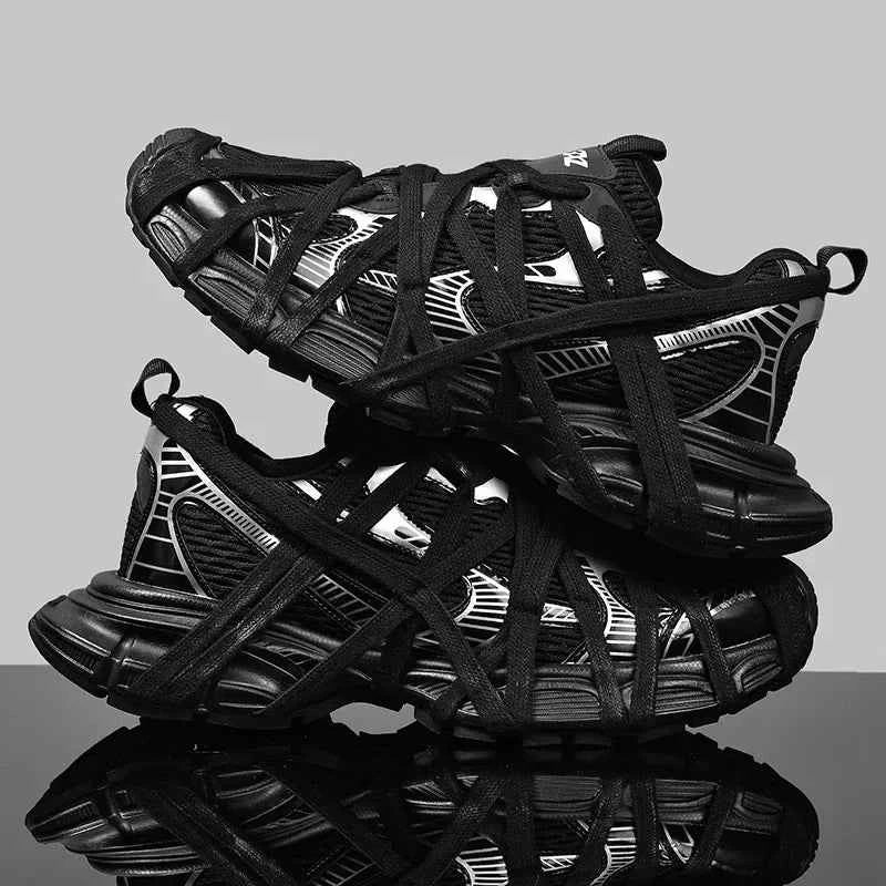 Streetwear Punk Lace Up Vulc Sneakers