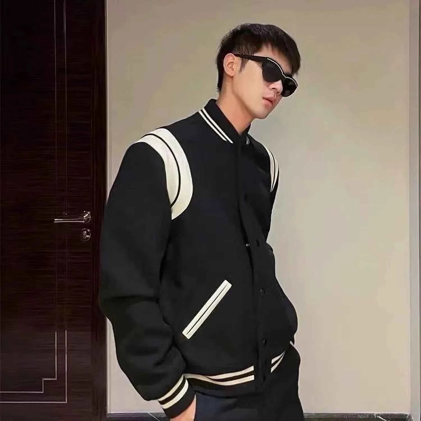 Long-lasting Classic Vintage Baseball Varsity Jacket