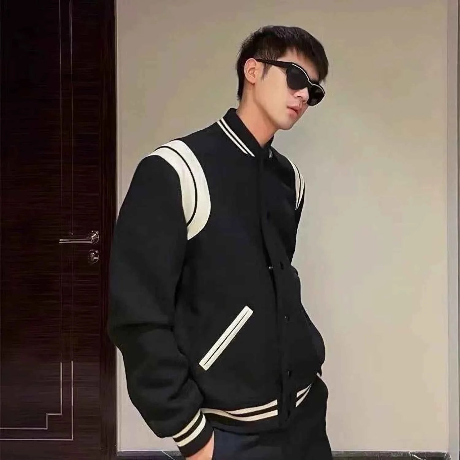 Long-lasting Classic Vintage Baseball Varsity Jacket