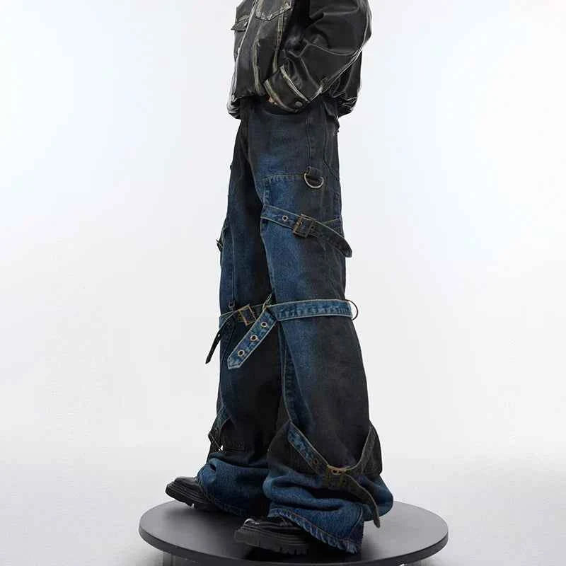 Stylish Streetwear Personalized Bell Bottom Jeans