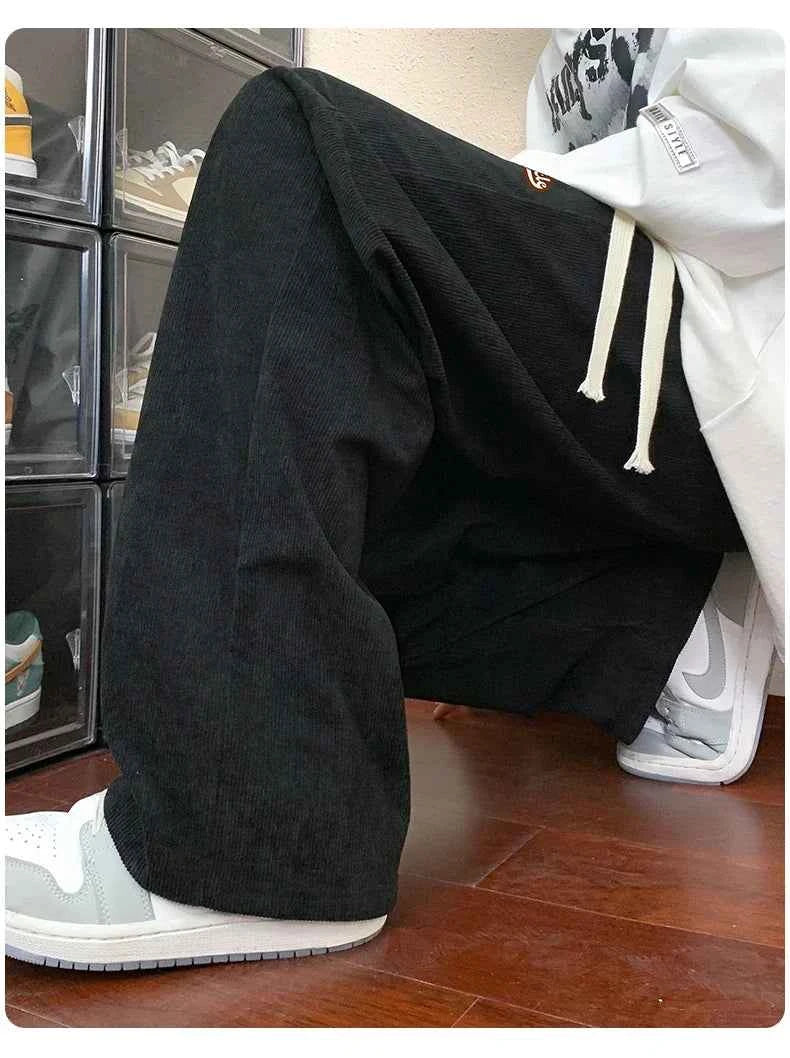 Streetwear Versatile High Street Corduroy Jogger