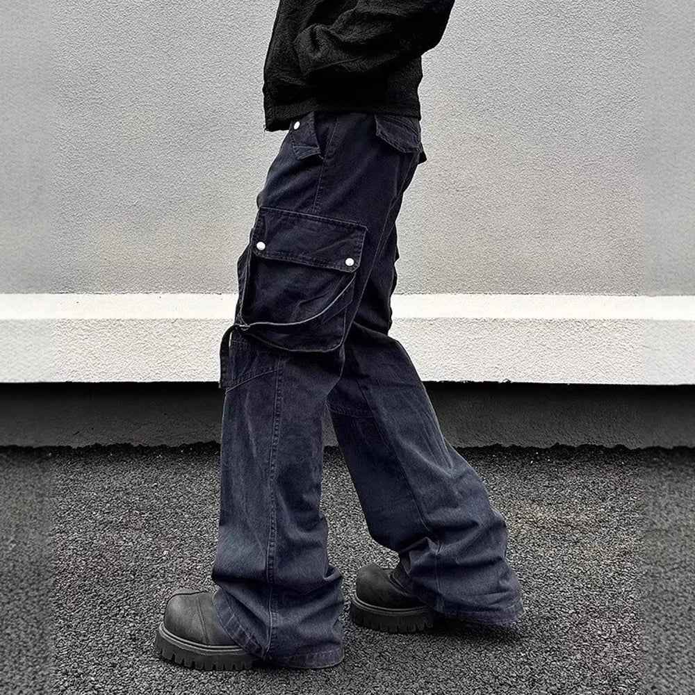 American Style Retro Trend Slim Baggy Jeans