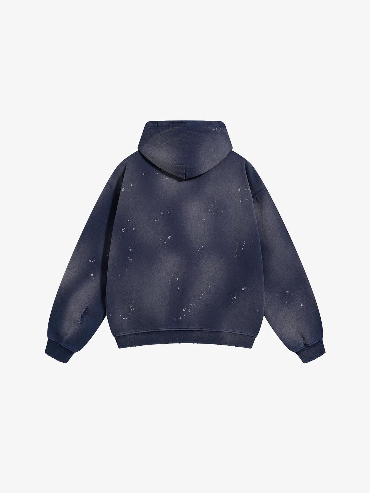 Iso Splash Abstract Oversized Pullover Hoodie
