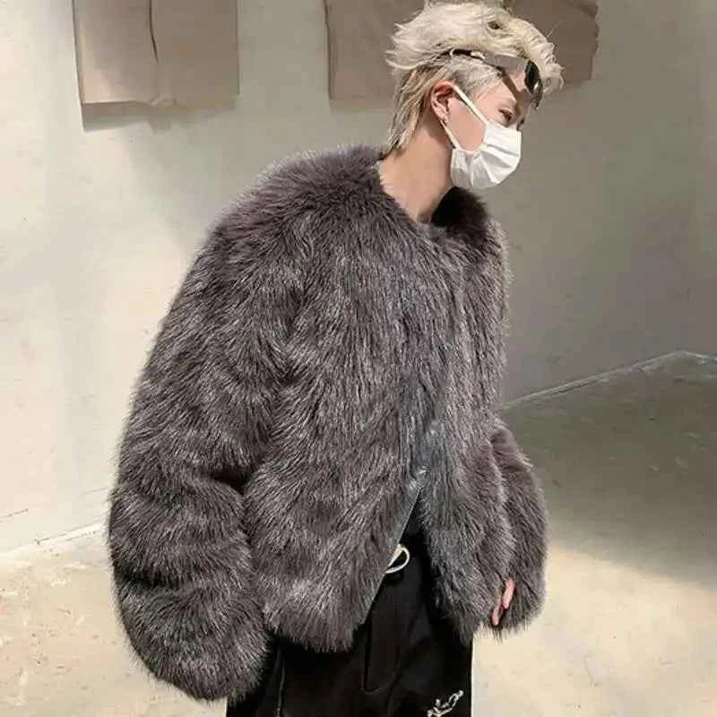 Warm Thickened Faux Fur Padded Jacket