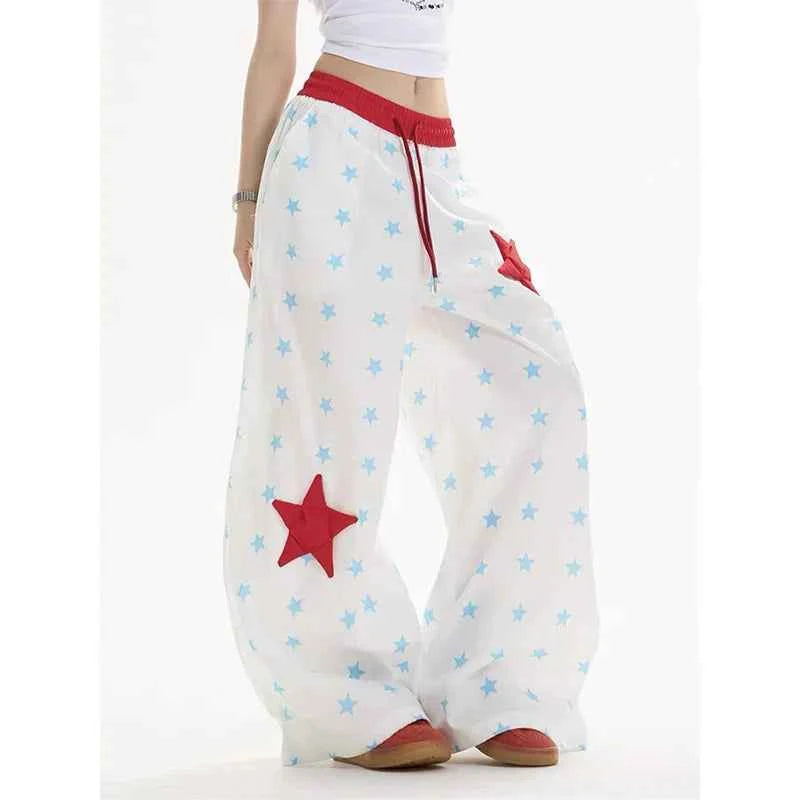 Lightweight Sweat Stars Oversized Parachute Jogger