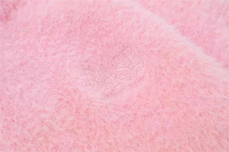 Fashionable Sky Ombre Gradient Fuzzy Sweater