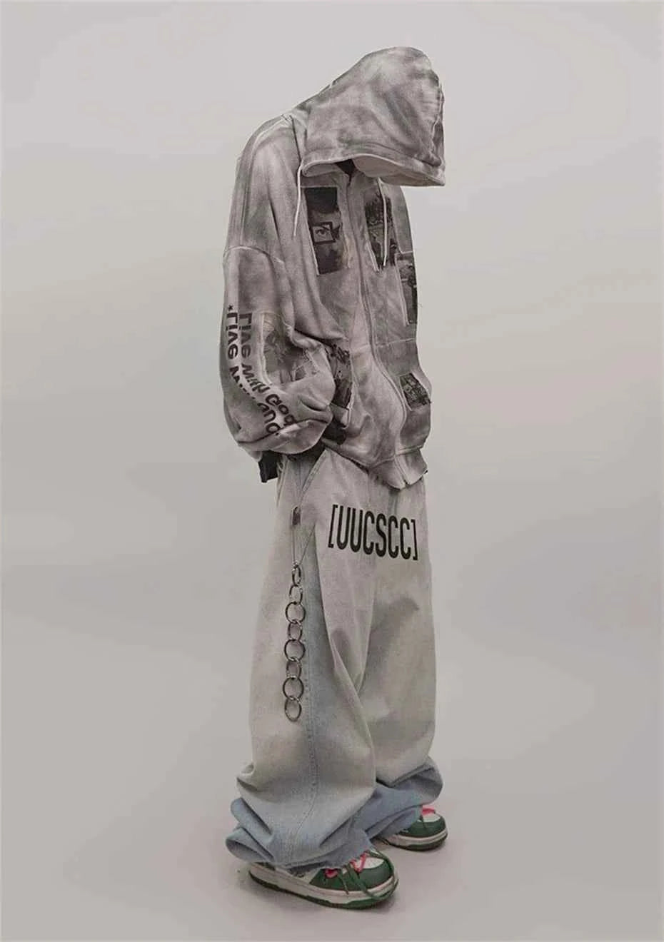 Streetwear Baggy Punk Hip Hop Denim Jeans