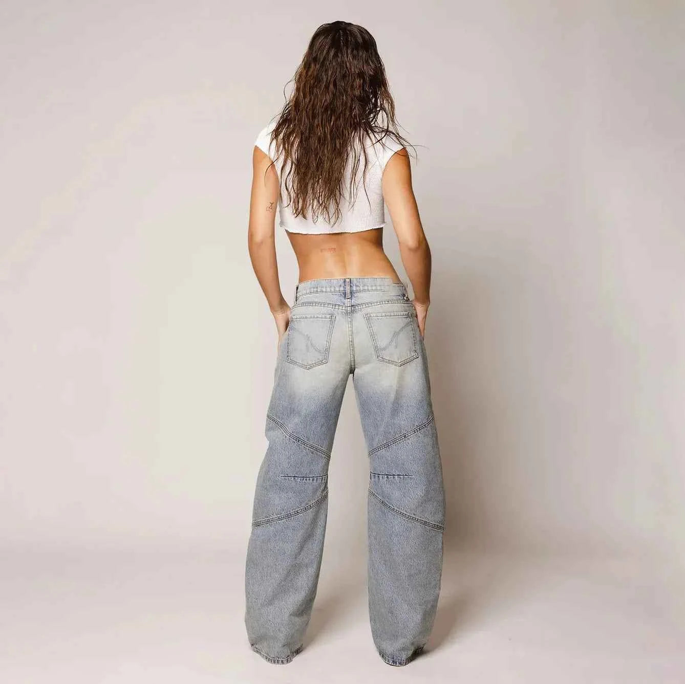 High Waist Vintage American Style Jeans