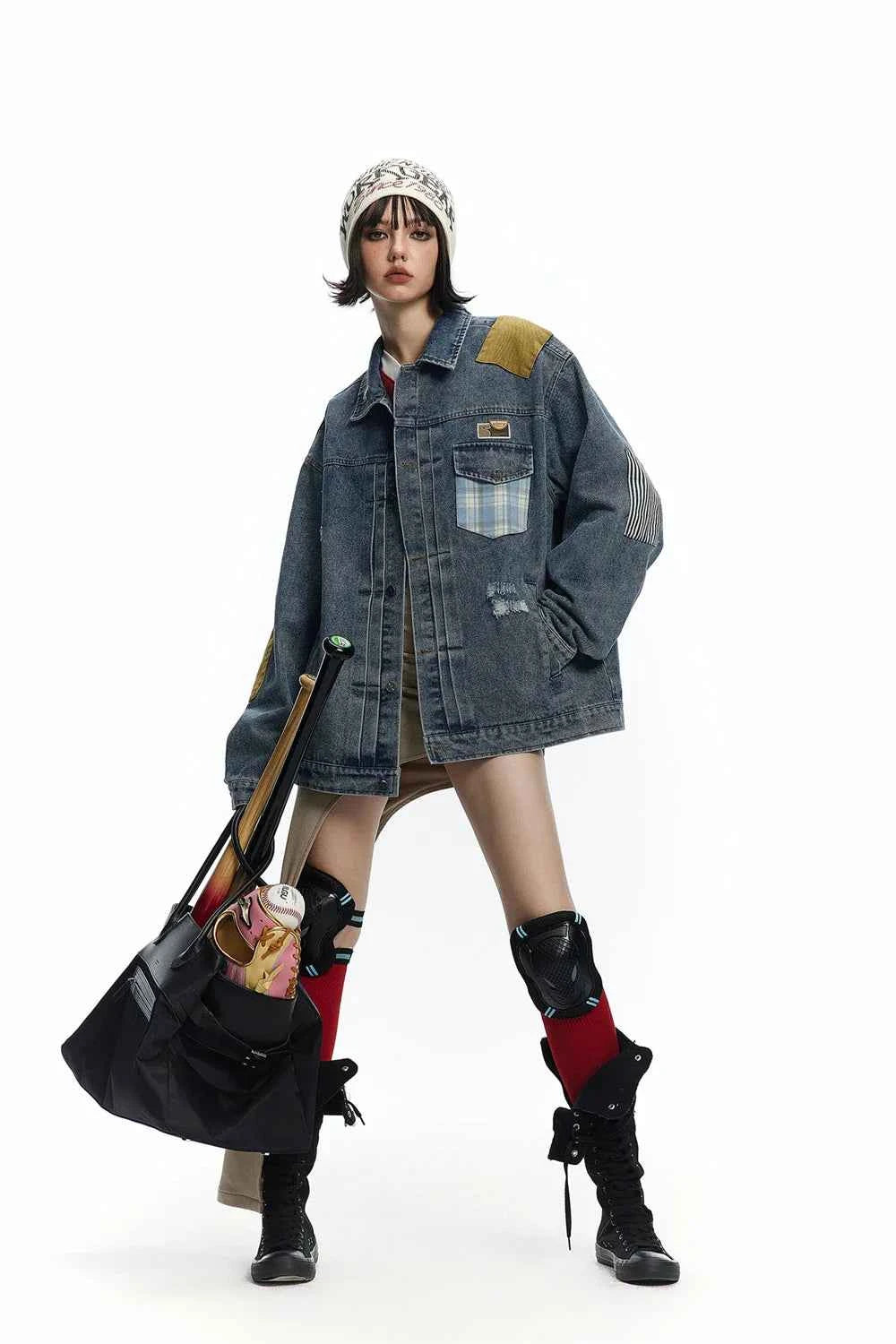 Y2K Lightweight Retro Oversized Blue Denim  Jacket