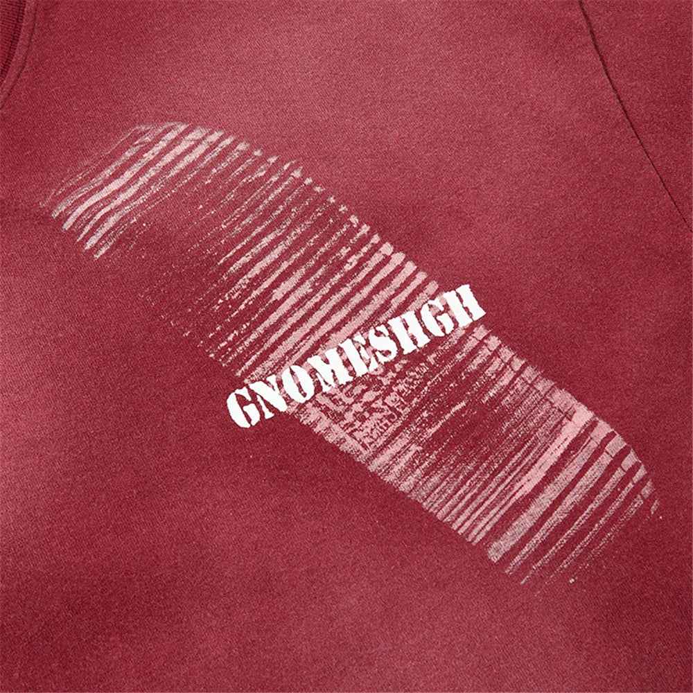 Fashionable Bold O-Neck Collar Graffiti Letter T-Shirt