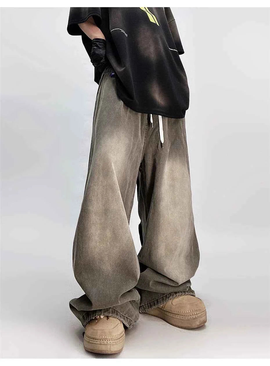 Work & Play Baggy Wide Leg Denim Jeans