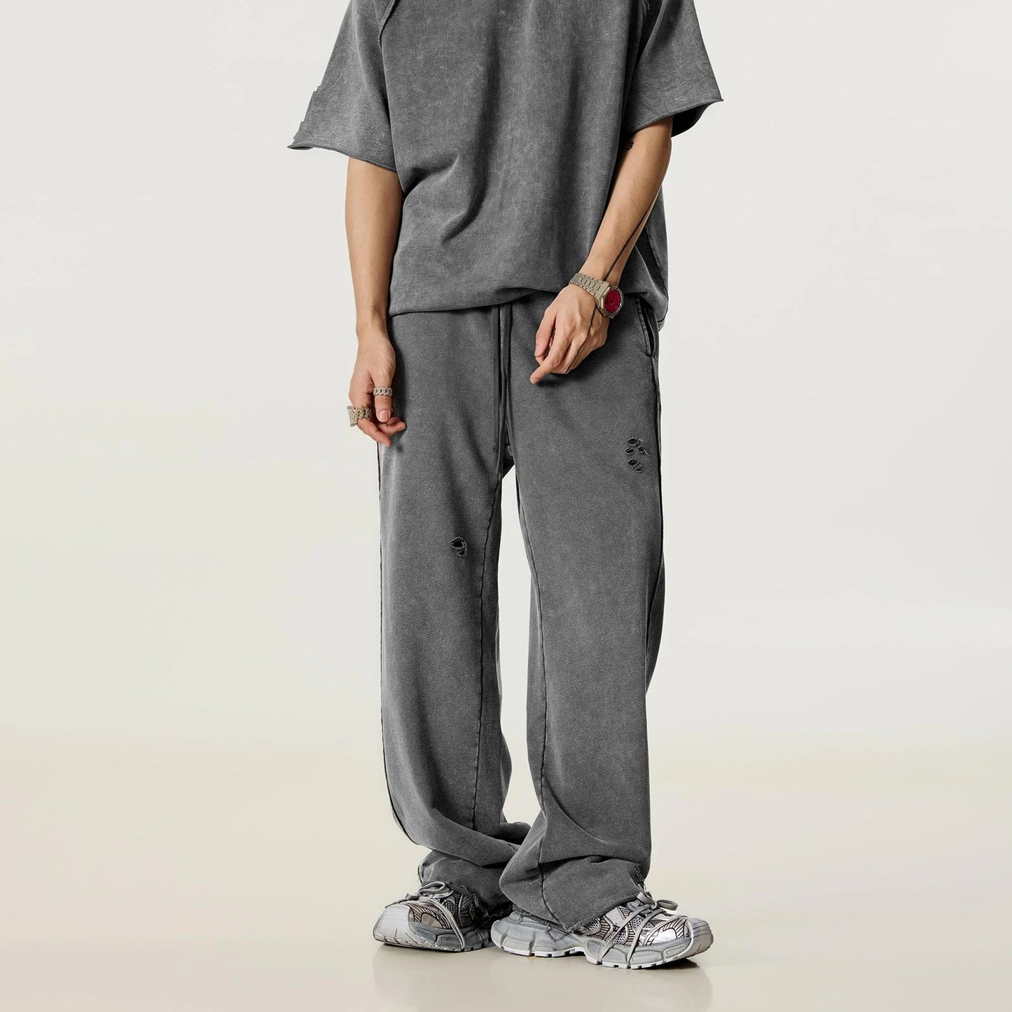 Streetwear Washed Joggers
