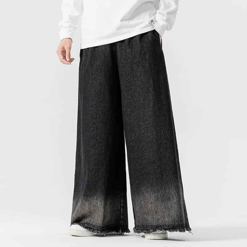 Cozy Oversized Wide Leg Denim Jeans