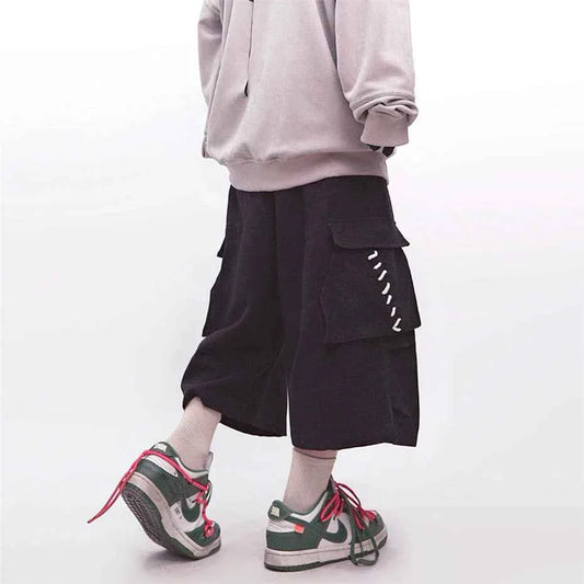 Clean Cuts Oversized Vintage Cargo jorts
