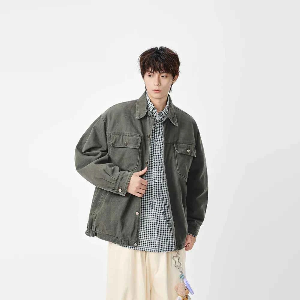 Versatile Casual Button-Up Denim Jacket