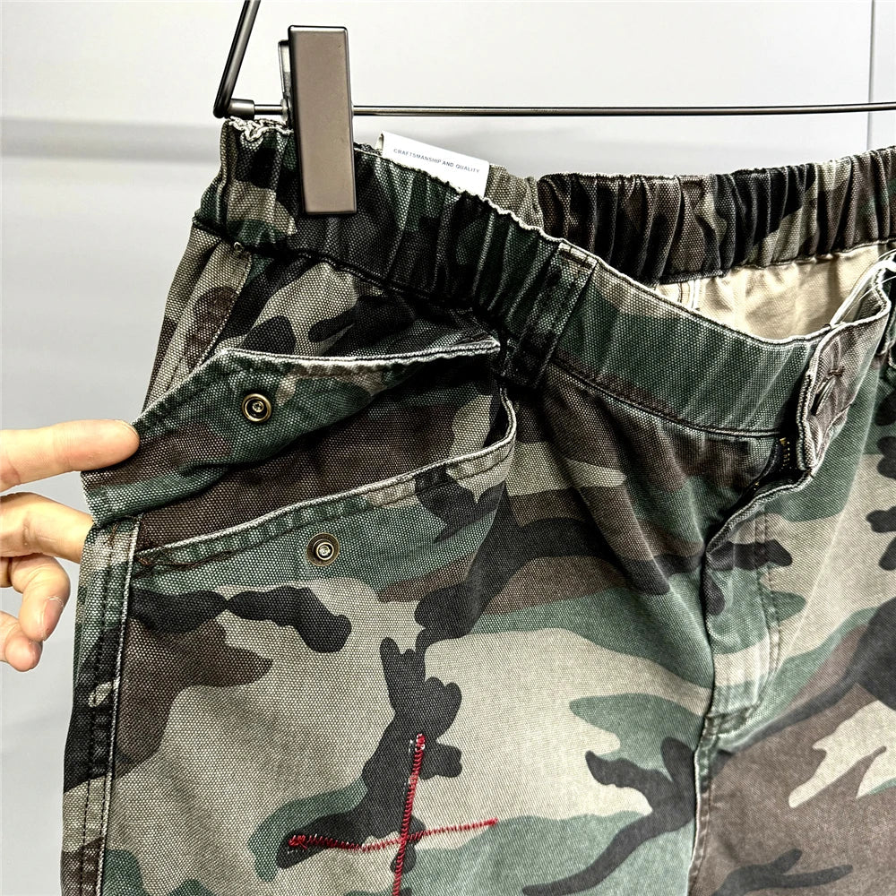 Tactical Camouflage Knee Length Shorts