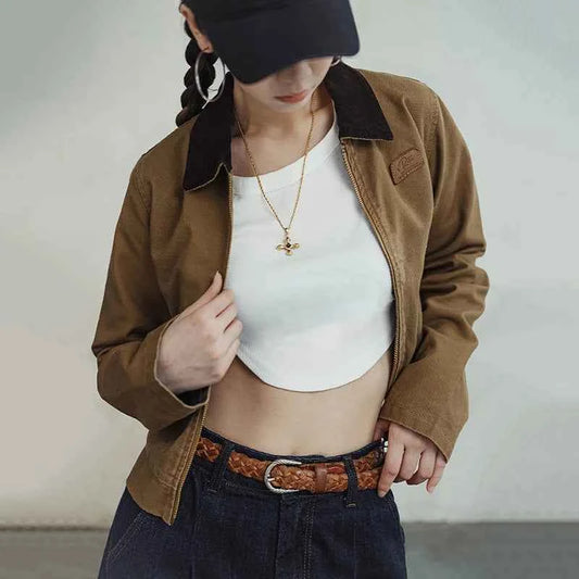 Vintage Khaki Detroit Workwear Jacket