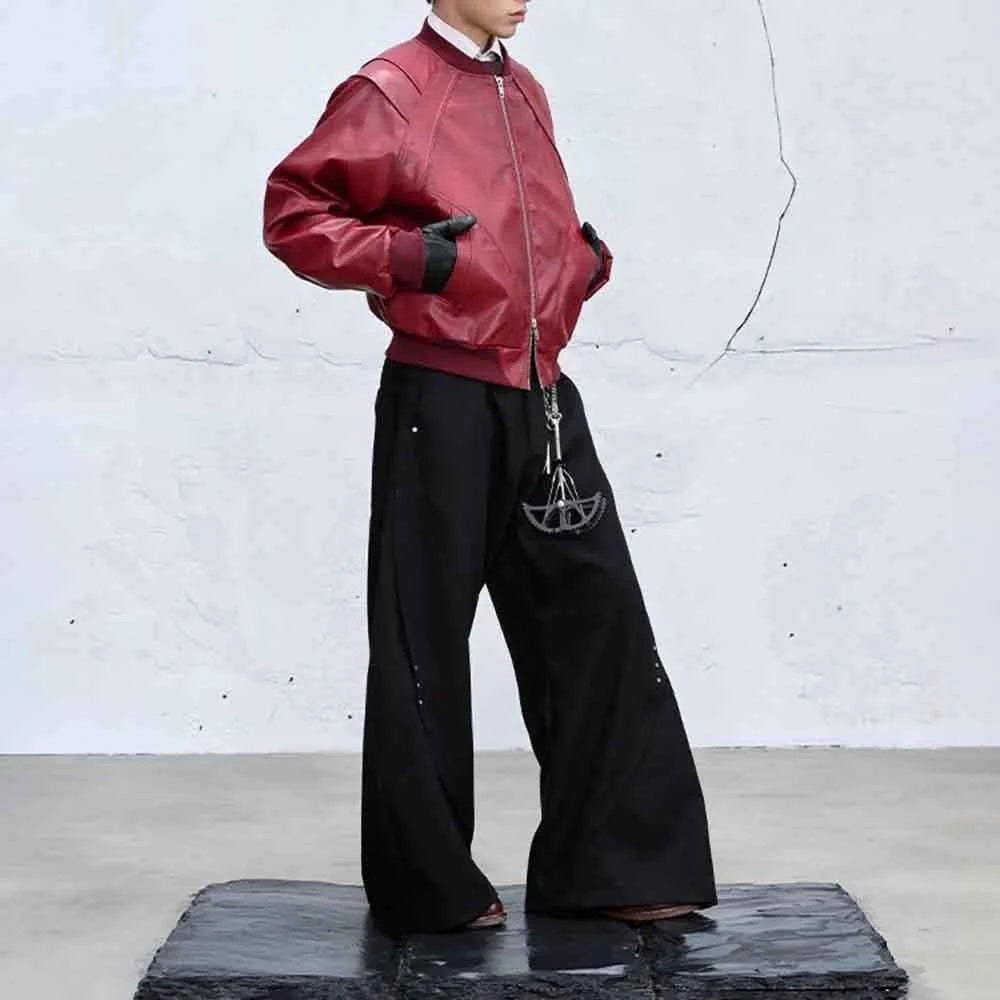 Streetwear American Style Winter Leather Jacket