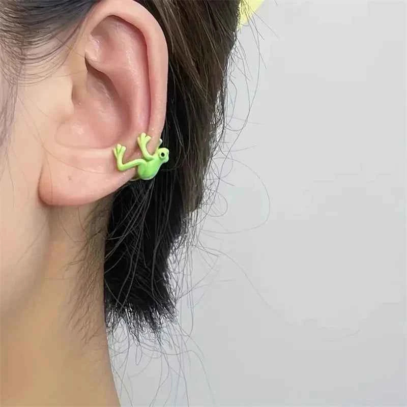 Creative Cute Frog Ear Cuff Clip Earring