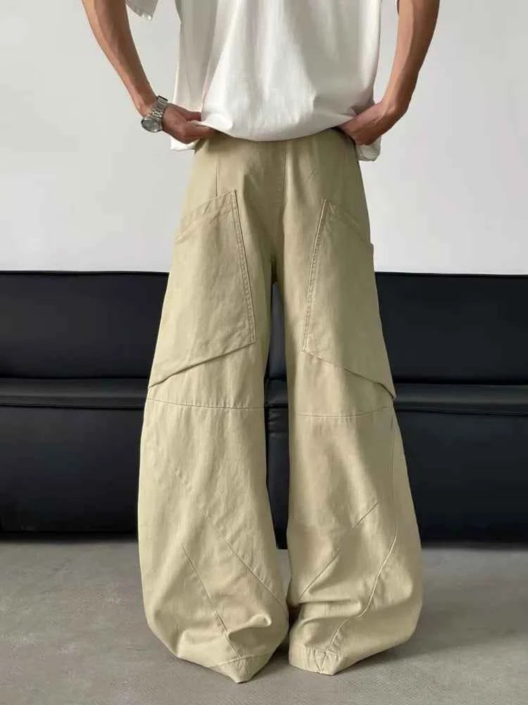 Everyday Denim Pleated Retro Denim Cargo Jeans