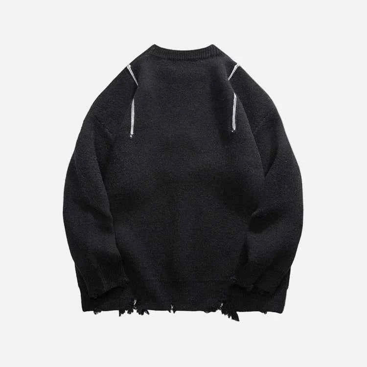 Gothic Eye Oversized Knitwear jumpers Sweater