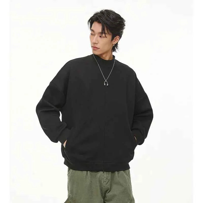 Stylish Streetwear Casual Zipper Sweatshirt